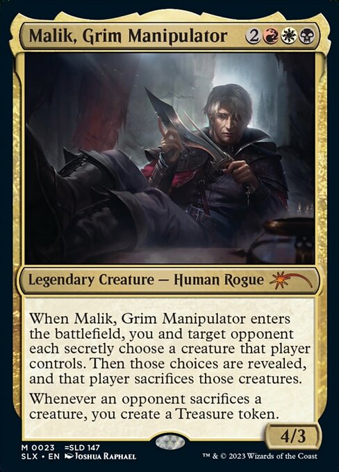 Malik, Grim Manipulator - Nonfoil