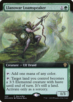 Llanowar Loamspeaker (Extended Art)