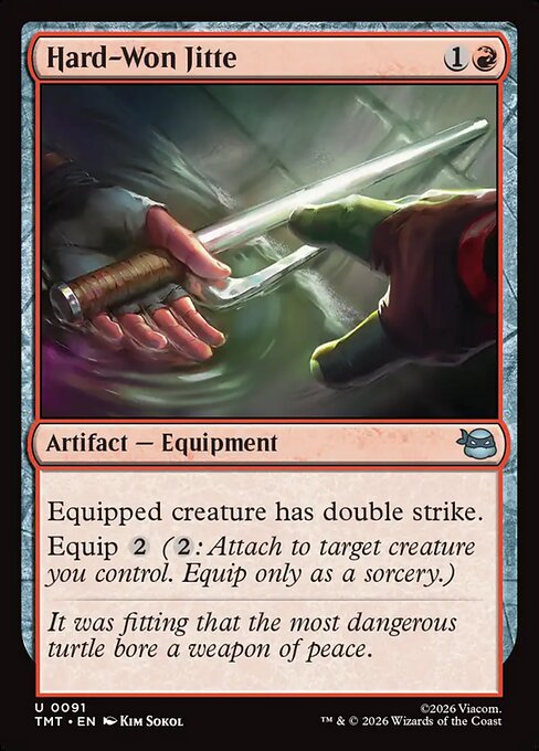 Hard-Won Jitte - Nonfoil