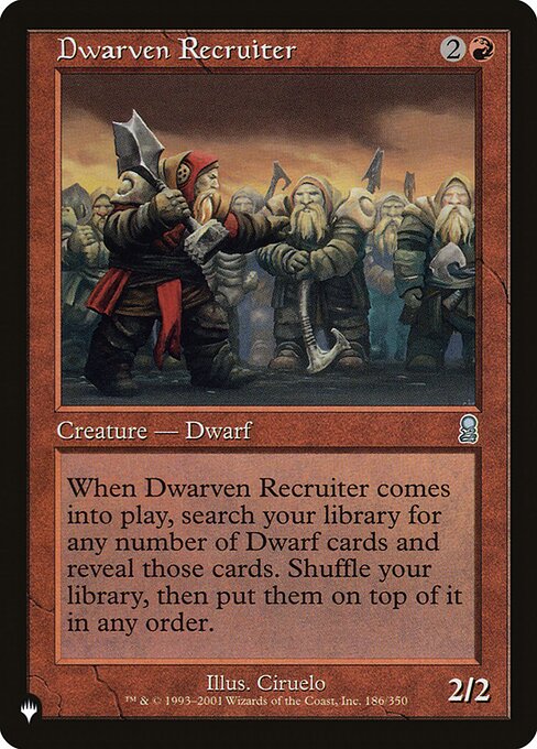 Dwarven Recruiter - Nonfoil