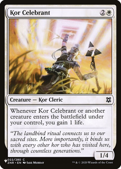 Kor Celebrant - Nonfoil