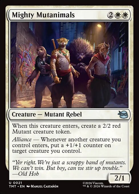 Mighty Mutanimals - Nonfoil