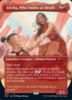 Alesha, Who Smiles at Death (Secret Lair Drop)