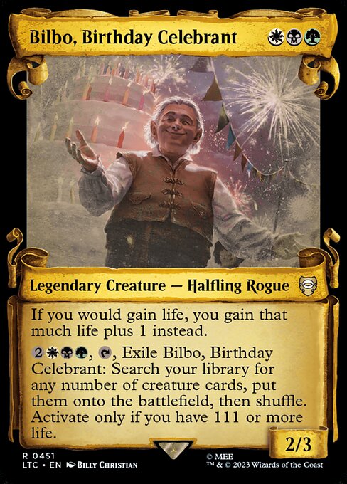 Bilbo, Birthday Celebrant - Nonfoil