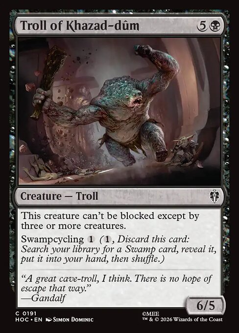 Troll of Khazad-dûm