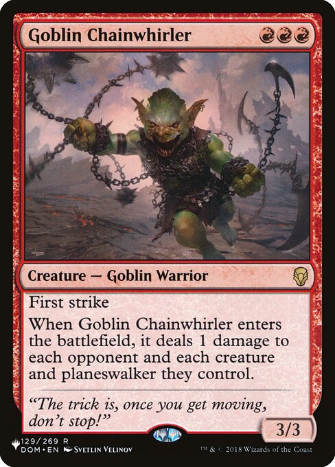 Goblin Chainwhirler - Nonfoil
