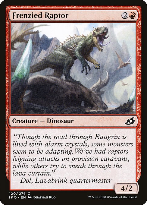 Frenzied Raptor - Nonfoil