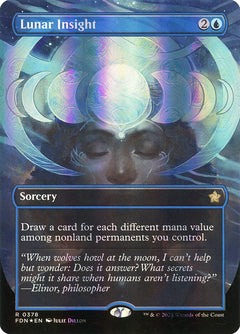 Lunar Insight (Borderless - Mana Foil)
