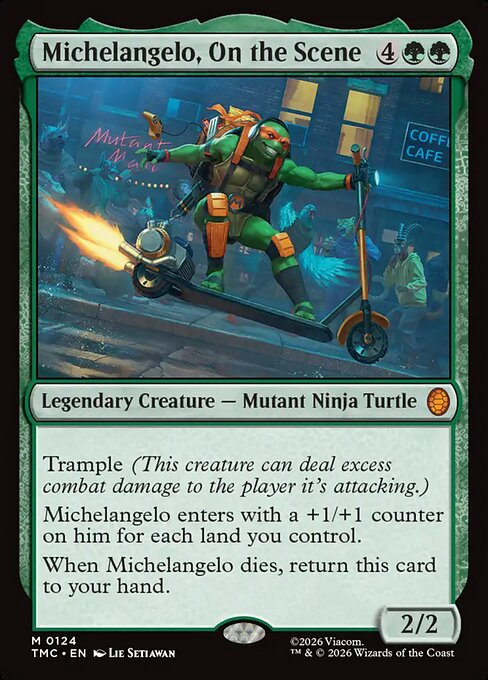 Michelangelo, On the Scene - Nonfoil