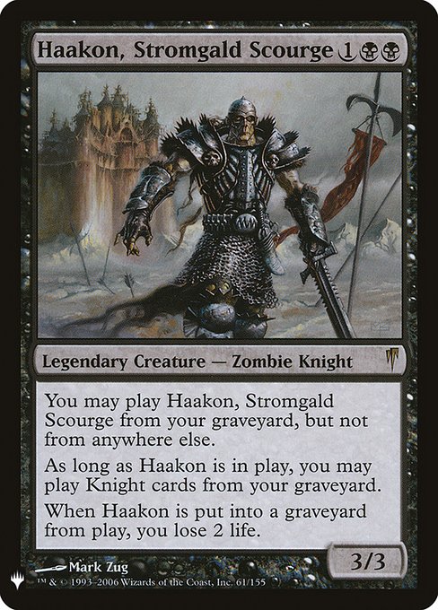 Haakon, Stromgald Scourge - Nonfoil