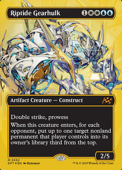 Riptide Gearhulk (Borderless - Gold Foil)