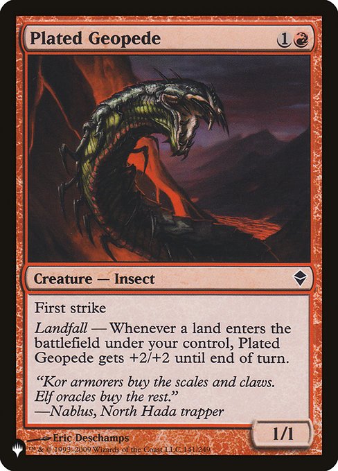 Plated Geopede - Nonfoil