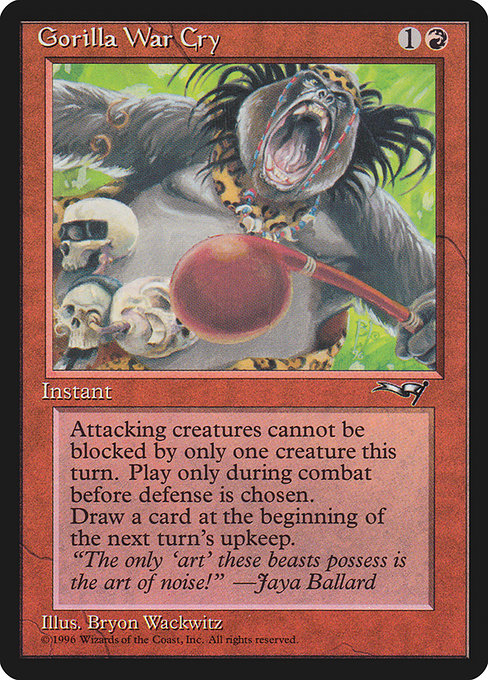 Gorilla War Cry - Nonfoil