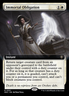 Immortal Obligation (Extended Art)