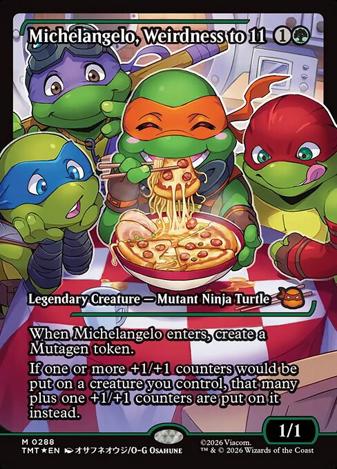 Michelangelo, Weirdness to 11 - Nonfoil