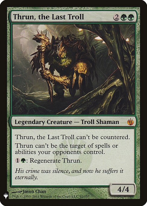 Thrun, the Last Troll - Nonfoil