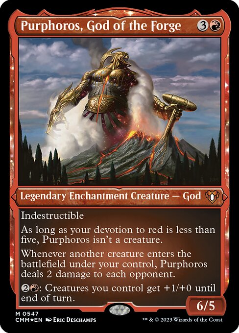 Purphoros, God of the Forge - Etched