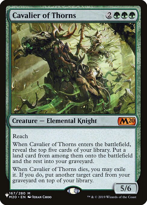 Cavalier of Thorns - Nonfoil