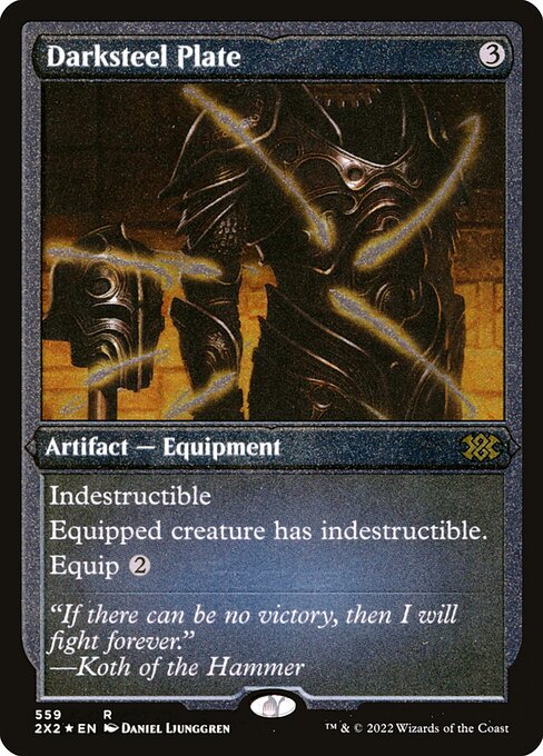 Darksteel Plate - Etched
