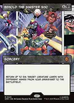 Behold the Sinister Six! (Borderless - Panel)