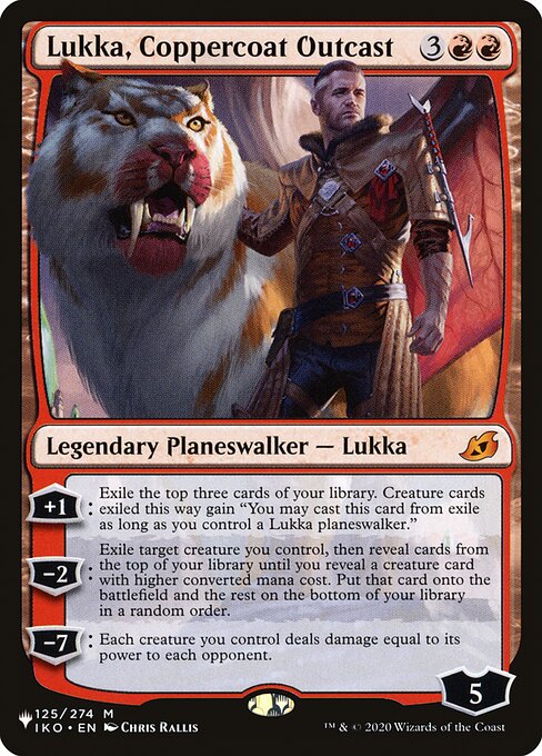 Lukka, Coppercoat Outcast - Nonfoil