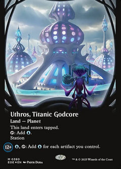 Uthros, Titanic Godcore (Extended Art - Galaxy Foil)