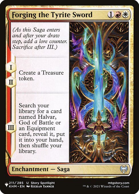 Forging the Tyrite Sword - Nonfoil