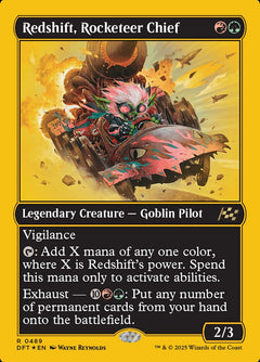 Redshift, Rocketeer Chief (Gold Foil)