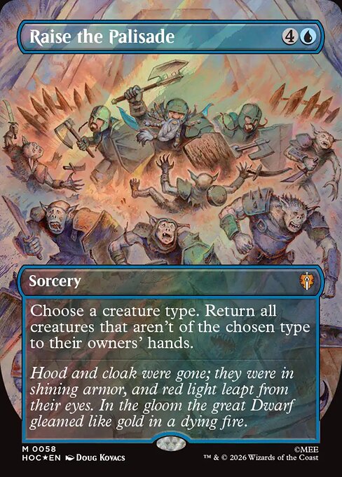 Raise the Palisade