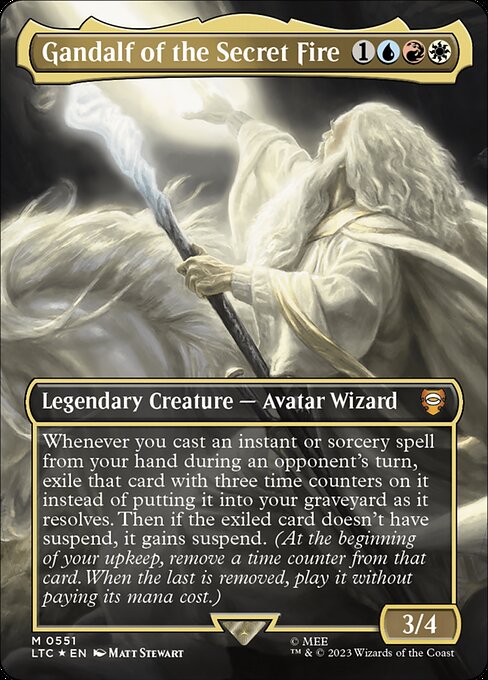 Gandalf of the Secret Fire - Foil