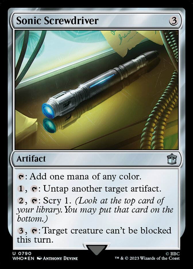 Sonic Screwdriver (Surge Foil)