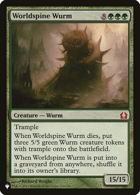 Worldspine Wurm - Nonfoil