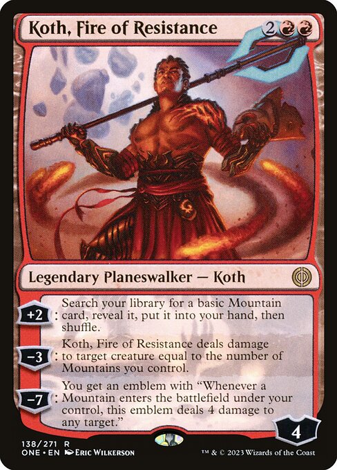 Koth, Fire of Resistance - Nonfoil