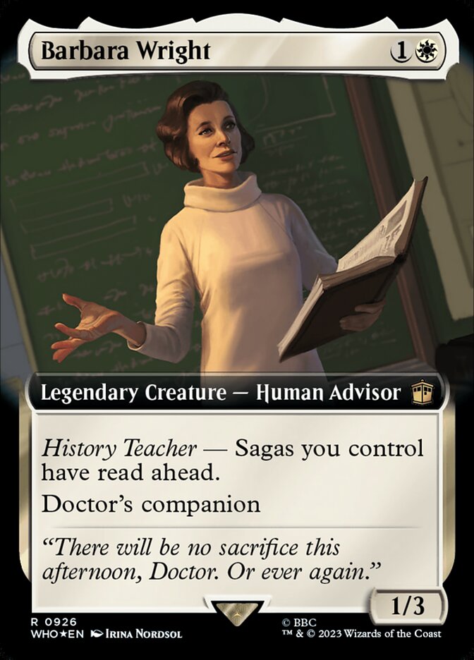 Barbara Wright (Extended Art - Surge Foil)