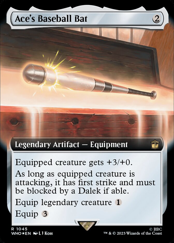 Ace's Baseball Bat (Extended Art - Surge Foil)