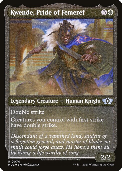 Kwende, Pride of Femeref - Etched