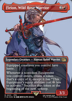 Firion, Wild Rose Warrior (Borderless - Surgefoil)