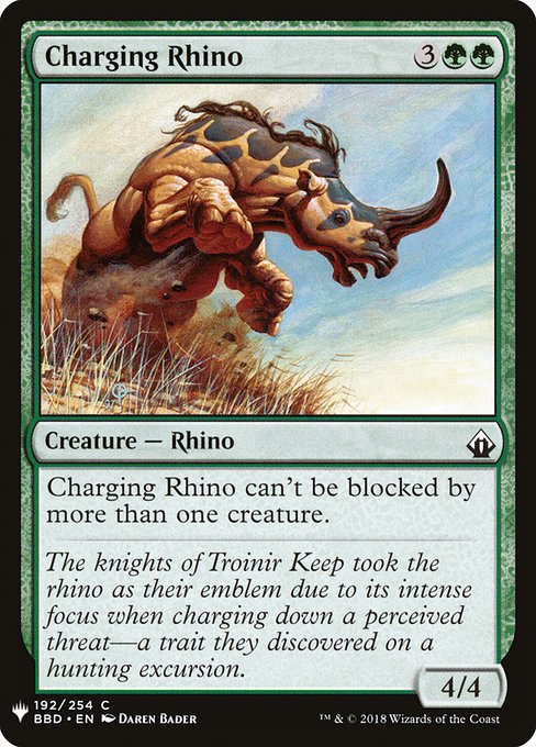 Charging Rhino - Nonfoil