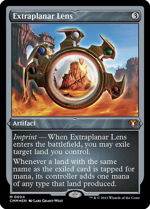 Extraplanar Lens - Etched