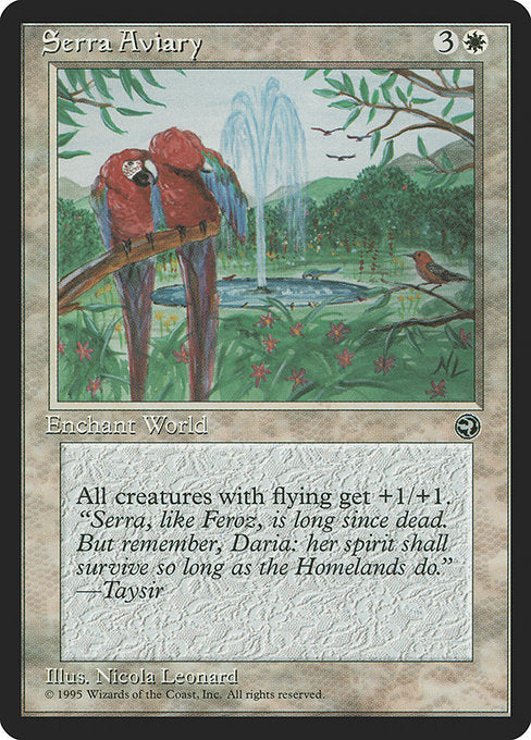 Serra Aviary - Nonfoil