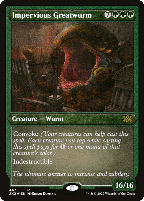 Impervious Greatwurm - Etched