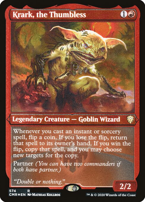 Krark, the Thumbless - Etched