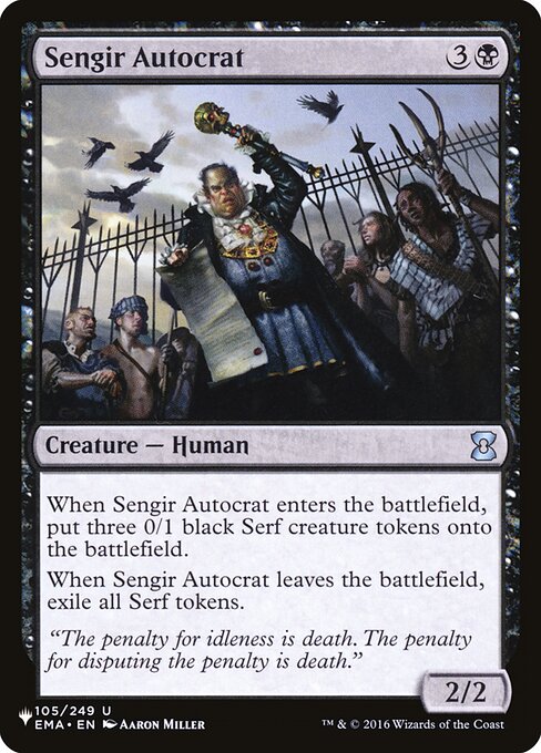 Sengir Autocrat - Nonfoil