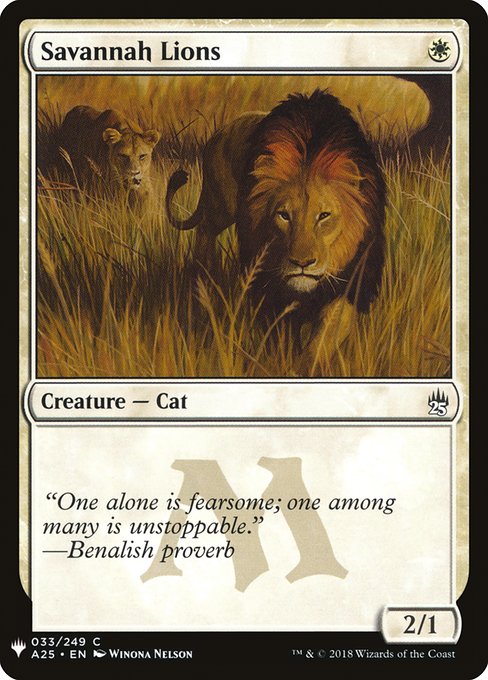 Savannah Lions - Nonfoil