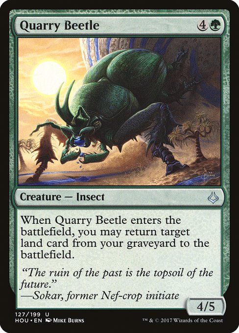 Quarry Beetle - Nonfoil
