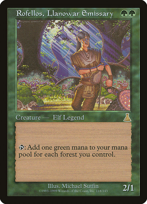 Rofellos, Llanowar Emissary - Nonfoil