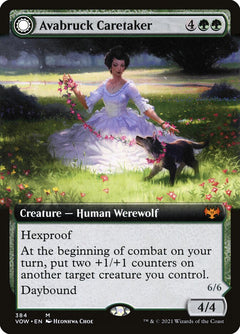 Avabruck Caretaker // Hollowhenge Huntmaster (Extended Art)