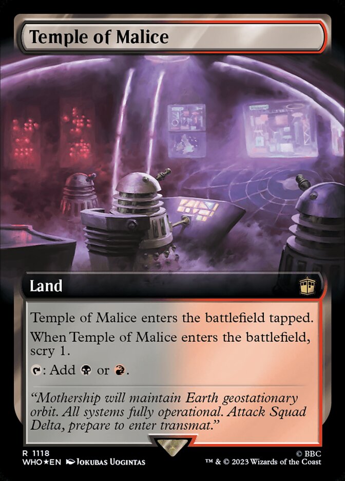 Temple of Malice (Extended Art - Surge Foil)