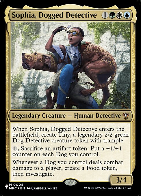 Sophia, Dogged Detective - Nonfoil