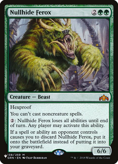 Nullhide Ferox - Nonfoil